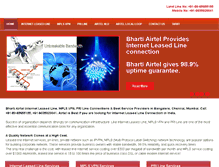 Tablet Screenshot of airtel-leaseline-priline.com